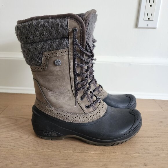 The North Face Shellista II winter waterproof boots size 7.5 - Picture 4 of 15